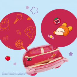 SWITCH 2 HORI PLUSH POUCH KIRBY AND WADDLE DEE