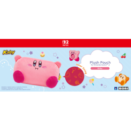 SWITCH 2 HORI PLUSH POUCH KIRBY AND WADDLE DEE