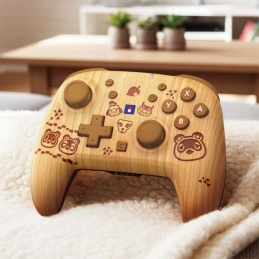 SWITCH 2 WIRELESS HORIPAD TURBO WOOD BROWN