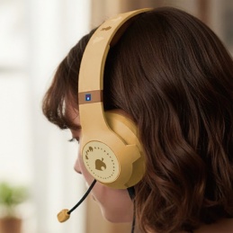 SWITCH 2 HORI GAMING HEADSET WOOD BROWN