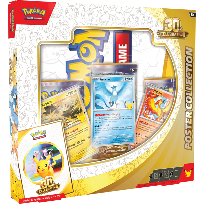 POKEMON TCG: 30TH CELEBRATION - POSTER COLLECTION
